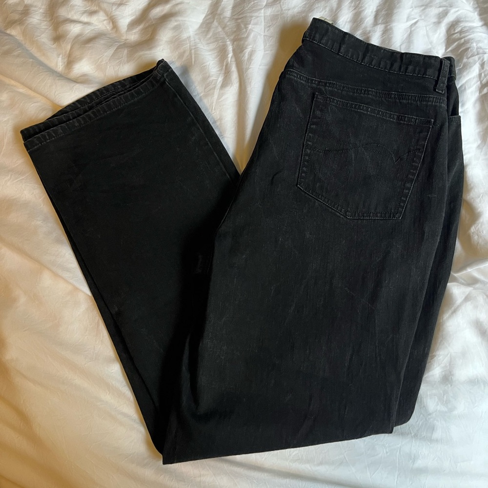 Venezia Black Denim Pants